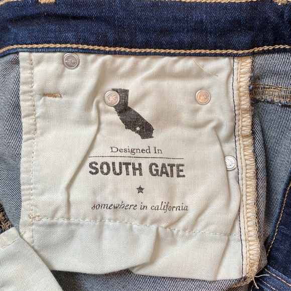 AG B-Type 01 Legging Ankle: Blue Mid Rise Skinny Stretch Jeans, Size 26×28 - Picture 14 of 14